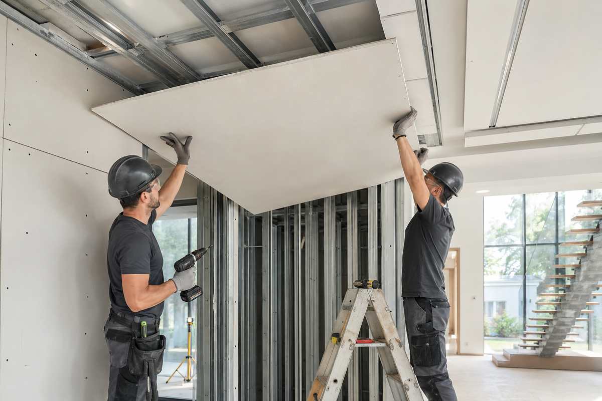 Modern gypsum ceiling and interior works